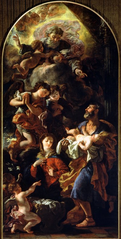 العائلة المقدسة بواسطة يوهان كارل لوث