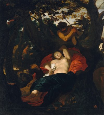 Nymph and Shepherd ، كاليفورنيا. 1625. بواسطة يوهان ليس