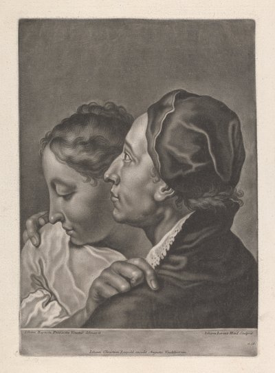صورة لرجل وامرأة بواسطة Johann Lorenz Haid