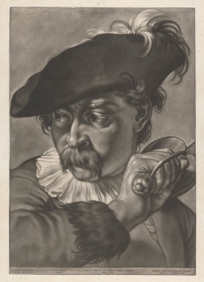 صورة لرجل بسيف بواسطة Johann Lorenz Haid