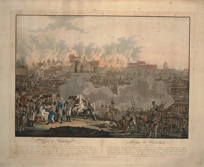 معركة راتيسبون في 23 أبريل 1809 ، 1809 بواسطة يوهان لورينز روجينداس الأصغر