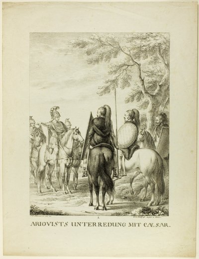 محادثة أريوفيست مع كايزار بواسطة يوهان مايكل ميتنليتر