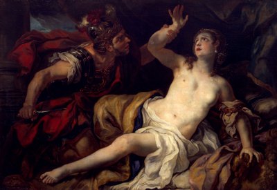 Tarquin و Lucretia بواسطة يوهان مايكل روتماير