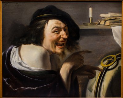 ديموقريطس، 1620 تقريباً (زيت على الخشب) بواسطة يوهان موريلس