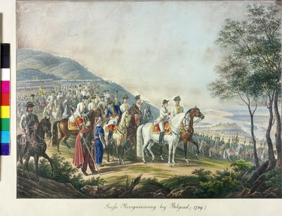 حصار الأرشيدوق فرانز لبلغراد 1789 بواسطة يوهان نيبوموك هويشل
