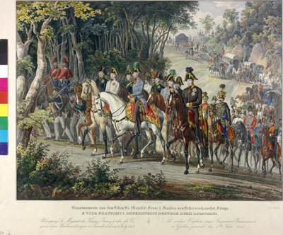 ركوب الخيل عبر جبال الفوج 1815 بواسطة يوهان نيبوموك هويشل