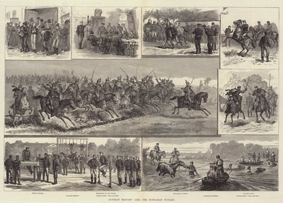 الحياة العسكرية النمساوية ، الفرسان الهنغاريين بواسطة Johann Nepomuk Schonberg
