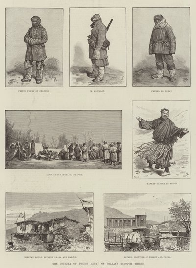رحلة الأمير هنري من أورليانز عبر ثابت بواسطة Johann Nepomuk Schonberg