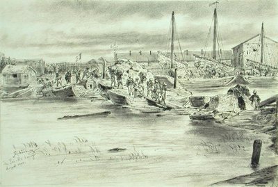 جسر بي هو ، أغسطس 1900 (ألوان مائية على ورق) بواسطة يوهان نيبوموك شونبيرج