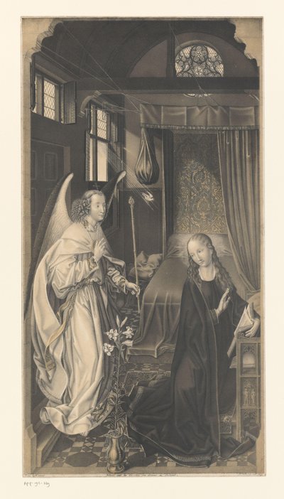 البشارة أعمال من مجموعة الأخوين Boisserée (عنوان المسلسل) Galerie des Frères Boisseree (عنوان المسلسل) بواسطة جان فان إيك