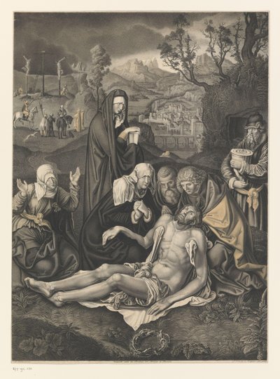 رثاء المسيح أعمال من مجموعة الأخوين Boisserée (عنوان المسلسل) Galerie des Frères Boisseree (عنوان المسلسل) بواسطة ألبريشت دورر