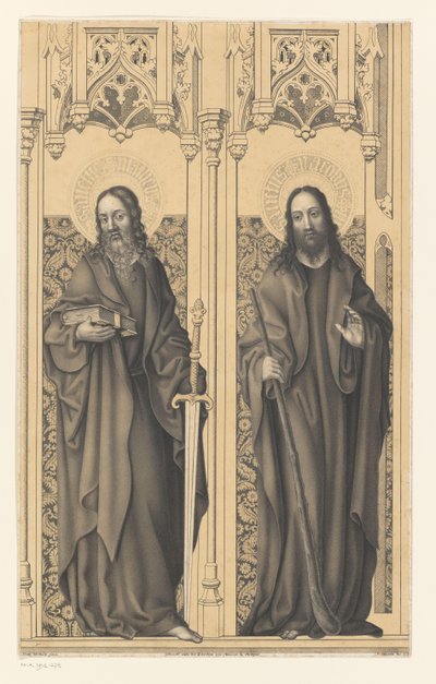 القديس ماثيو وجيمس أعمال من مجموعة الأخوين Boisserée (عنوان المسلسل) Galerie des Frères Boisseree (عنوان المسلسل) بواسطة سيد وليام