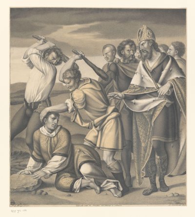 استشهاد القديس ايوالد أعمال من مجموعة الأخوين Boisserée (العنوان على الكائن) Galerie des Frères Boisserée (العنوان على الكائن) بواسطة بارثولوميو بروين (الأول)