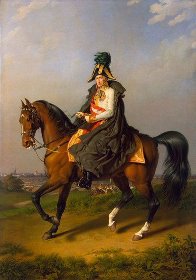 صورة الفروسية للإمبراطور الروماني المقدس فرانسيس الثاني ، 1768-1835 ، 1832. بواسطة يوهان بيتر كرافت