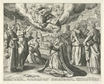 يعطي المسيح دمه لعروسه نشيد الأنشاد (عنوان المسلسل) Canticum Canticorum (عنوان المسلسل) بواسطة يوهان سادلر (أنا)