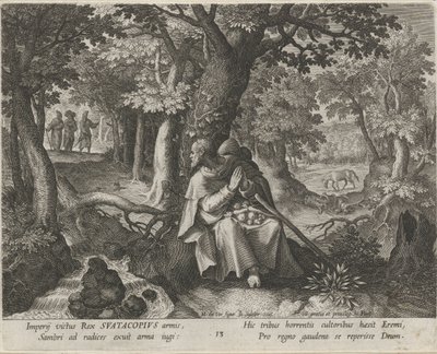 القديس سواتكوبيوس كنسك الحياة الفاضلة للناسك (عنوان المسلسل) Trophaeum vitae solitariae (عنوان السلسلة) بواسطة يوهان سادلر (أنا)