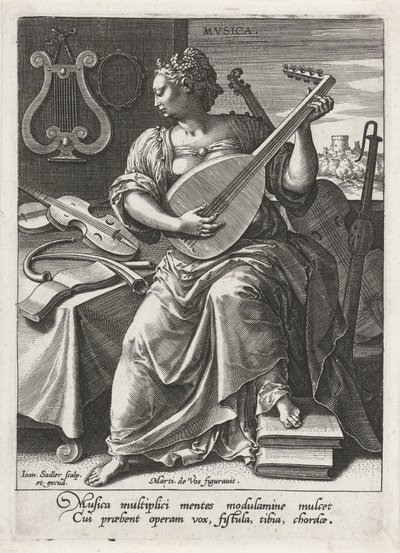 موسيقى Musica (العنوان على الكائن) الفنون الليبرالية السبعة (آرتيس ليبراليس) (عنوان السلسلة) بواسطة يوهان سادلر (أنا)