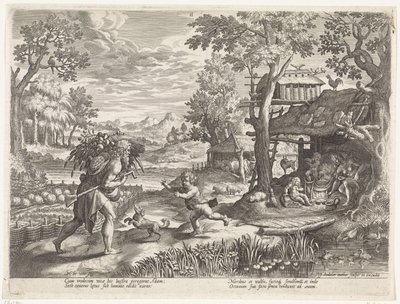 ست يحيي آدم عند عودته من الميدان تاريخ عائلة ست / الحكم على الصواب والخطأ (عنوان المسلسل) Bonorum et Malorum consensio (عنوان السلسلة) بواسطة يوهان سادلر (أنا)
