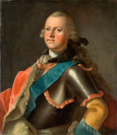 الدوق إرنست فريدريش الثالث كارل دوق ساكسونيا-هيلدبرغهاوزن (1727-1780) بواسطة يوهان فالنتين تيشبين