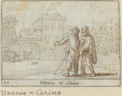 أورانيو وكارينو ، 1640. بواسطة يوهان فيلهلم باور