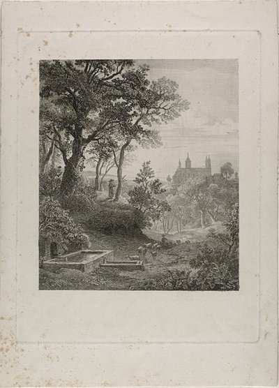 يقترب الربيع بواسطة Johann Wilhelm Schirmer