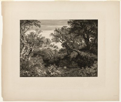 المناظر الطبيعية الألمانية الكبيرة بواسطة Johann Wilhelm Schirmer