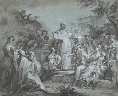 القديس اغناطيوس الكرازي ، قبل 1761. بواسطة يوهان فولفغانغ بومغارتنر