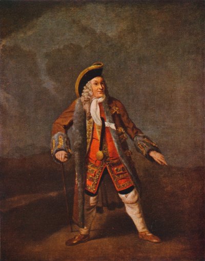 جاريك مثل اللورد تشالكستون ، c1740 1948 بواسطة يوهان جوزيف زوفاني