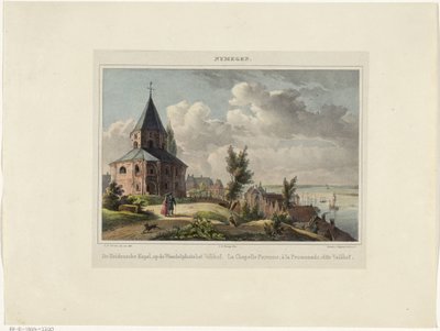 كنيسة سينت نيكولاس في نيميغن Hedensche Kapel ، في مكان المشي Valkhof. La Chapelle Payenne ، à la Promenade ، هذا Valkhof (العنوان على الكائن) نايمجين. (عنوان السلسلة على الكائن) بواسطة Desguerrois and Co.