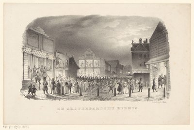 معرض في Botermarkt في أمستردام معرض أمستردام (العنوان على الكائن) بواسطة يوهانس هيلفيردينك