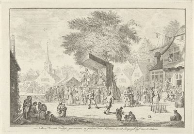معرض المزارعين في القرية حوالي 1750 Boere Kermis Vreugd (العنوان على الكائن) بواسطة جون سكوتين
