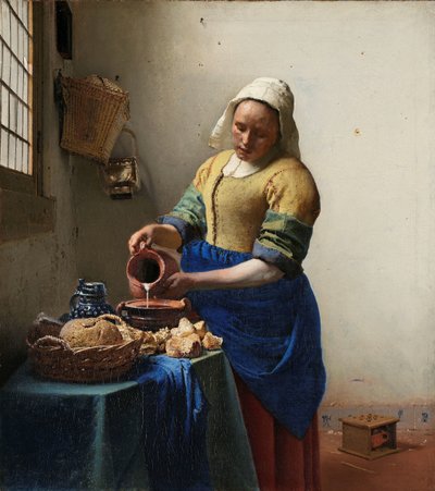 الخادمة بواسطة Johannes Vermeer