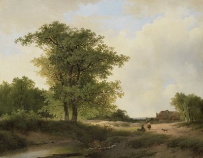 المناظر الطبيعية مع Farmstead بواسطة صور يوهانس وارناردو