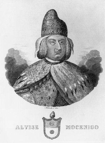 صورة لألفيز الرابع جيوفاني موسينيغو (1701-1778) بواسطة والتر تشارلز ميلز
