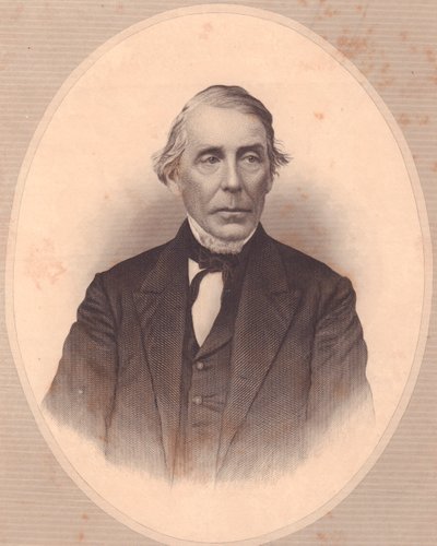 صورة لرجل الدين الميثودي الأمريكي جون برايس دوربين (1800-1876) ، نقش بواسطة W Wellstood من مستودع السيدات ، الولايات المتحدة ، حوالي عام 1870 بواسطة والتر تشارلز ميلز