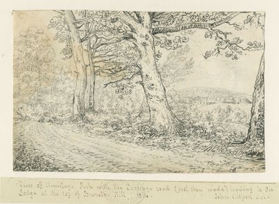 حديقة أرميتاج: رسم بالقلم ، 1814 بواسطة جون ألبورت
