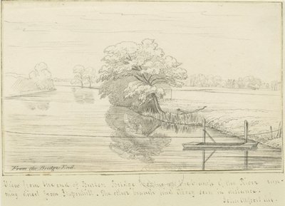 بورتون أبون ترينت - نهر ترينت: الرسم بالقلم الجاف والحبر ، و [1799-1854] (رسم) بواسطة جون ألبورت