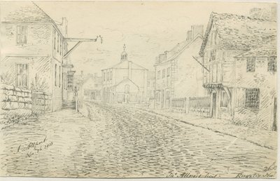 Rugeley Town: الرسم بالقلم الجاف والحبر ، 26 نوفمبر 1813 بواسطة جون ألبورت