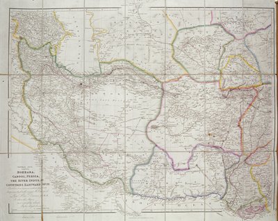 خريطة آسيا الوسطى ، 1834 بواسطة John Arrowsmith