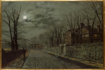 JAGrimshaw ، طريق - لوحة شيشاير ، 1883 بواسطة جون اتكينسون جريمساو