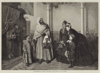 العرض التقديمي ، سيدات إنجليزيات يزرن بيت مور بواسطة جون باجنولد برجس