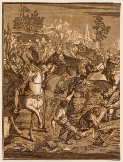 صلب ، 1741. بواسطة جون بابتيست جاكسون