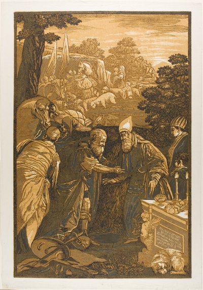 Melchizedech Blessing Abraham ، من أوبرا سيليكتوريا بواسطة جون بابتيست جاكسون