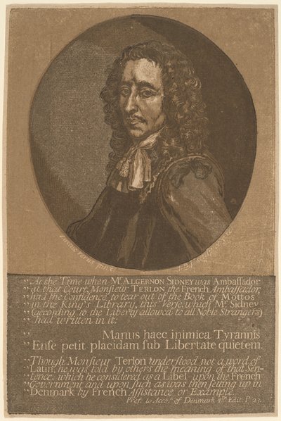 ألجيرنون سيدني بواسطة جون بابتيست جاكسون ، بعد Justus van Verus