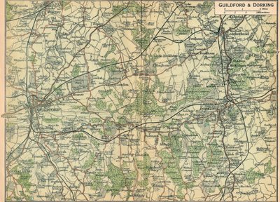 Guildford & Dorking ، القرن العشرين بواسطة جون بارثولوميو