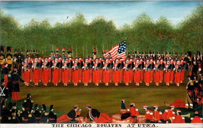 The Chicago Zouaves at Utica ، c.1860 بواسطة جون بيرنت جراف