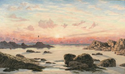 Bude Sands at Sunset ، 1874 بواسطة جون بريت