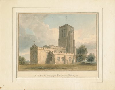 بيدفوردشير - كنيسة كوكايين هاتلي ، 1817 بواسطة جون باكلر