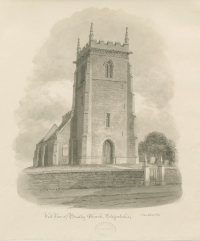 Bradley Church: sepia drawing بواسطة جون باكلر