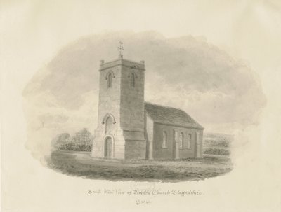 Dunston Church: sepia drawing بواسطة جون باكلر
